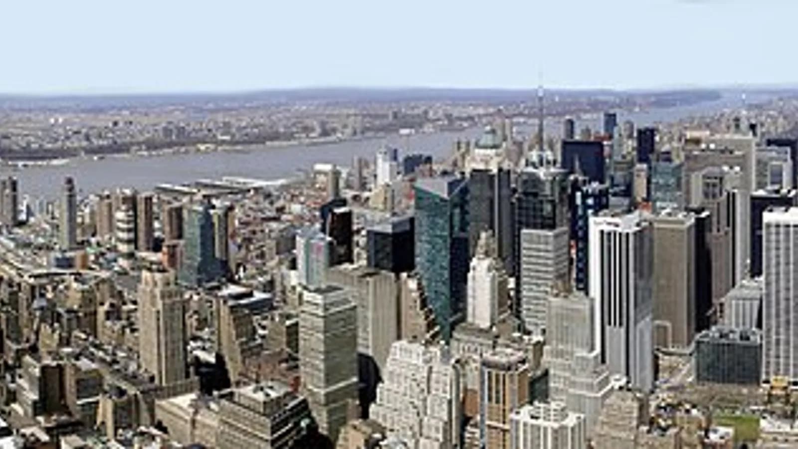 The New York City skyline at dusk, one of the largest metropolitan hubs of the Nepalese community in the USA